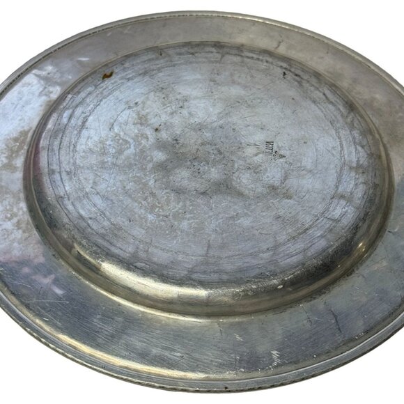 VTG BW BUENILUM Castle Hammered Aluminum Round Covered Dome Butter Cheese Dish - Picture 7 of 12